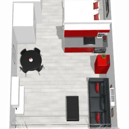 Roses Apartments Red Loft Vista Mar Lateral Exterior photo